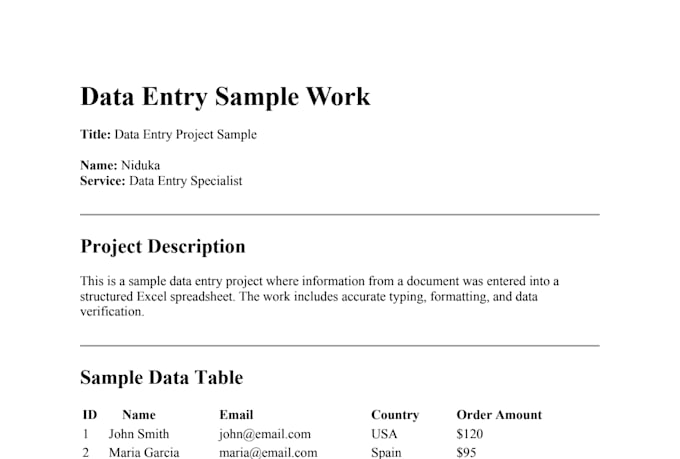 fast typing, data entry and document conversion work